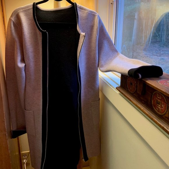 Réversible Jersey sweater 3/4, Black&Grey, Size M/L, Branded. - Picture 7 of 13